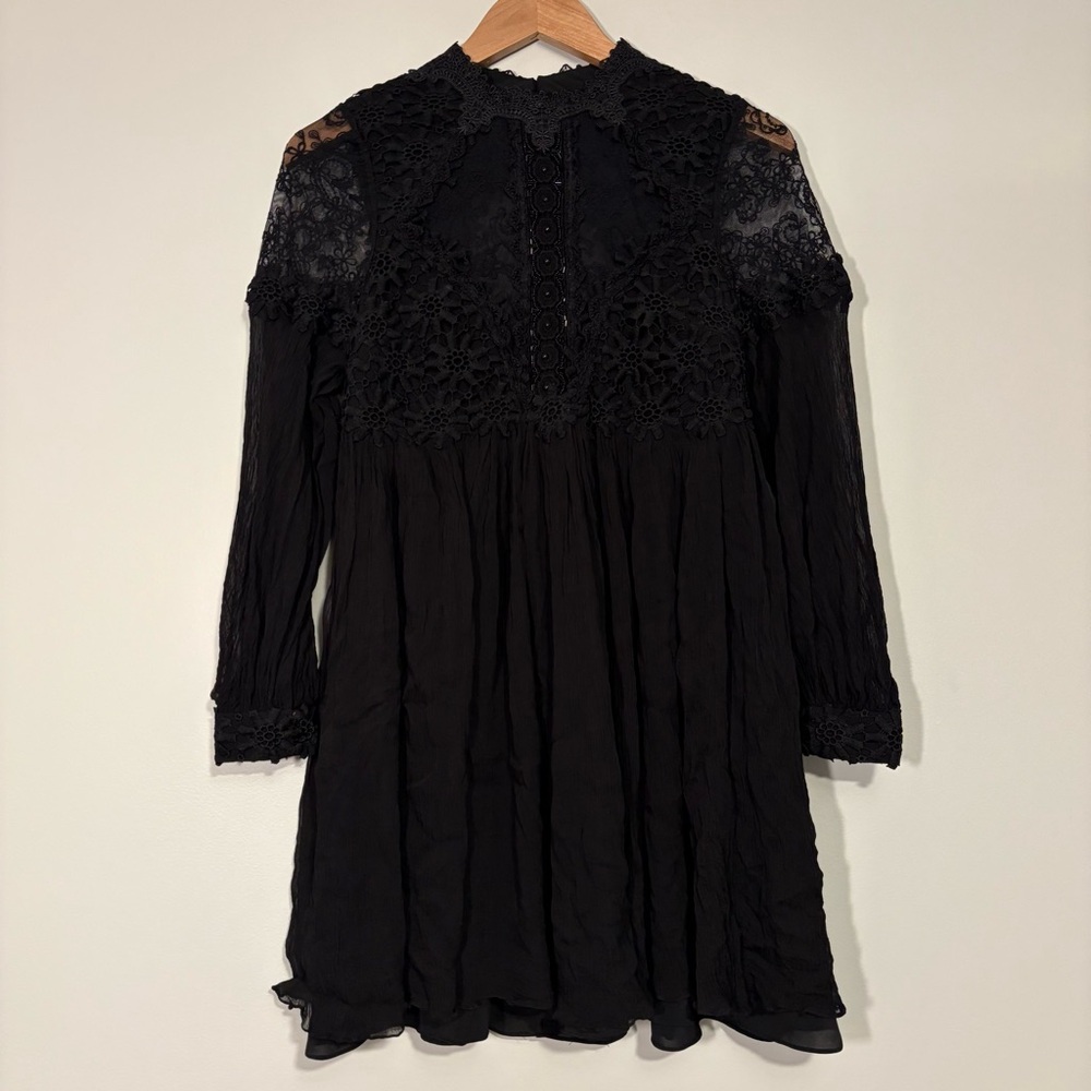 Free People Lou Lou Babydoll Dress #GothChic - Picture 4 of 16